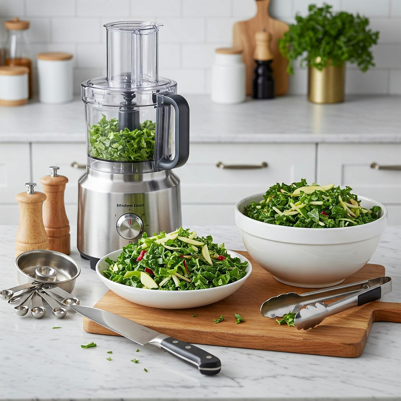 Kale Drying Machine Kale and Apple Slaw with Walnut Dressing - DineDishDigest