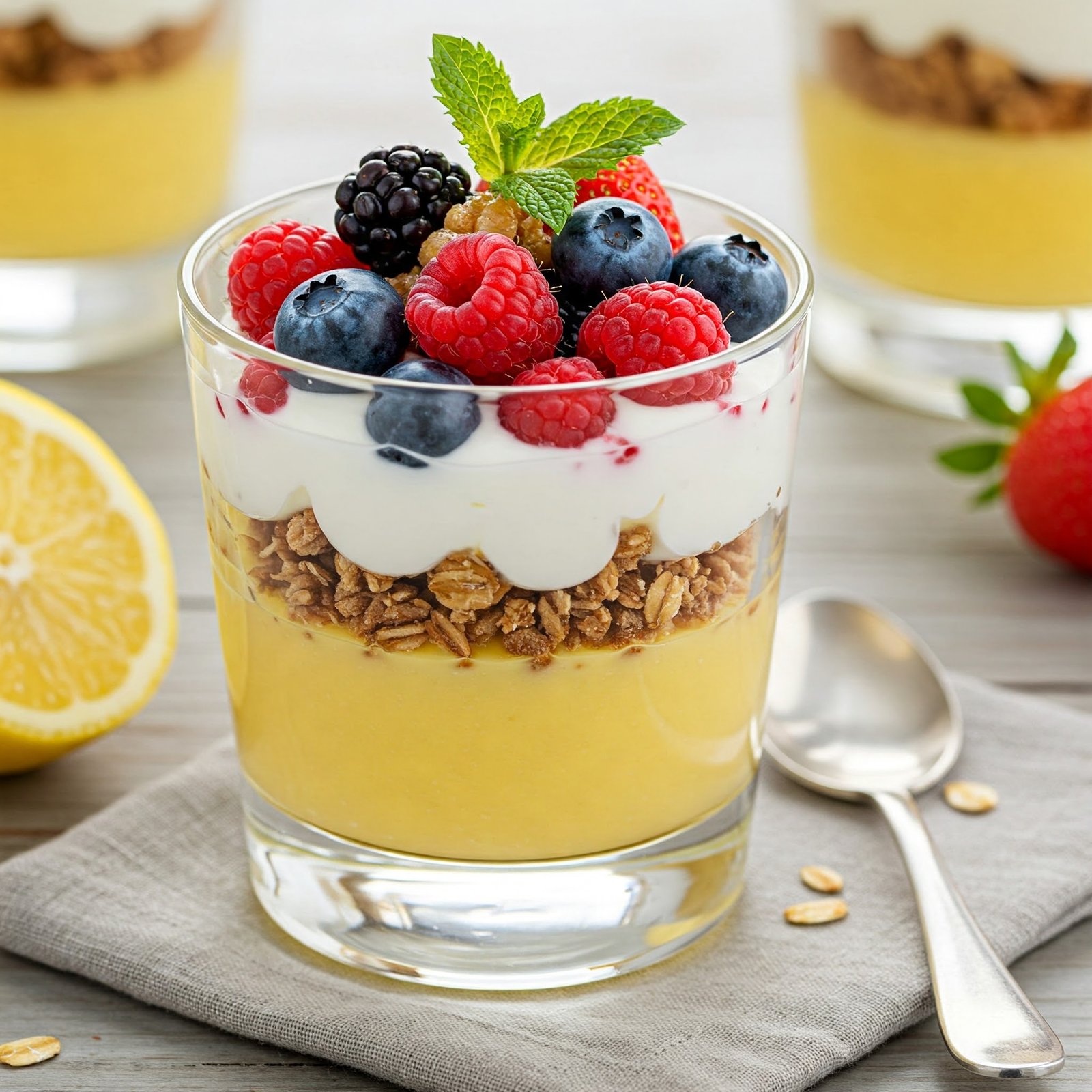 Lemon Berry Parfaits - DineDishDigest